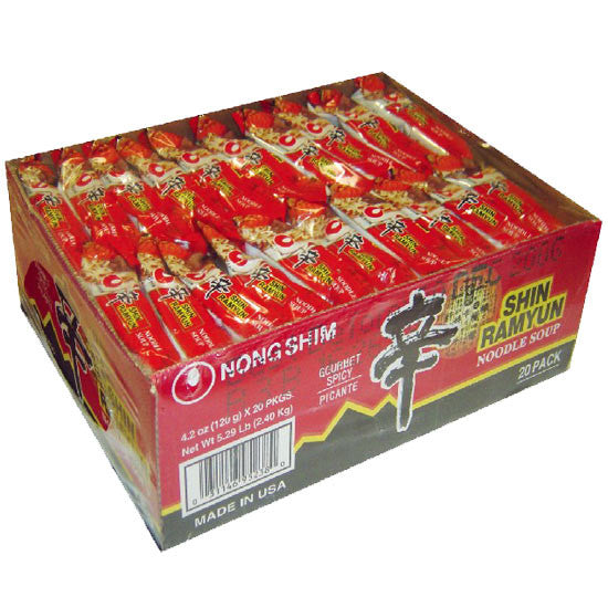 Spicy Noodle Soup (Nong Shim) 120g*20