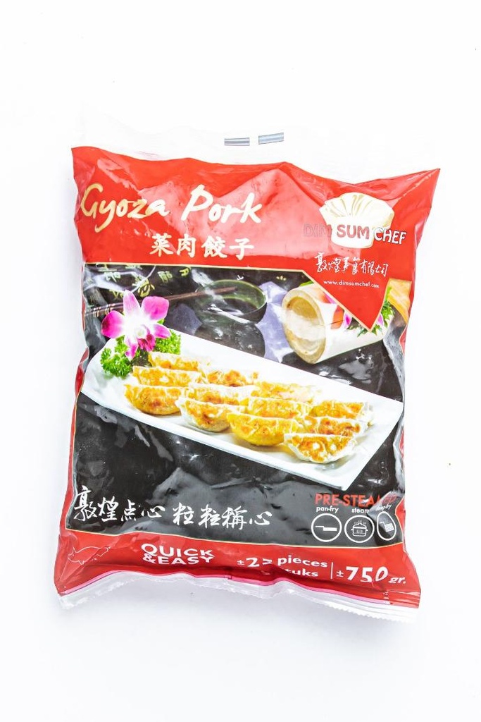 Gyoza pork 25 Pcs (dimsum chef) 750gm