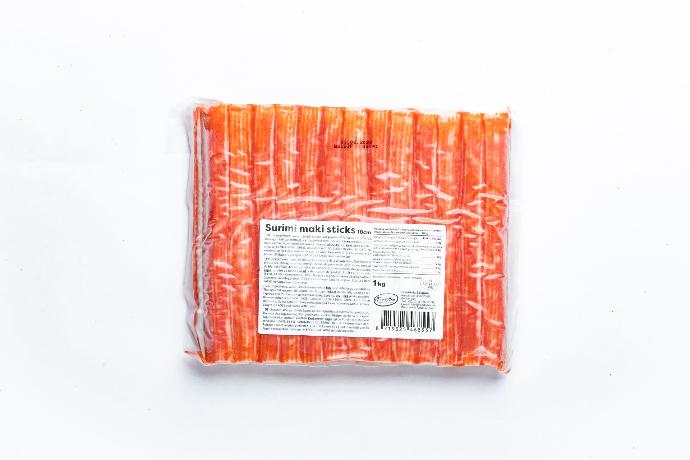 Surimi Maki Sticks 30% 18cm (Kanikama)