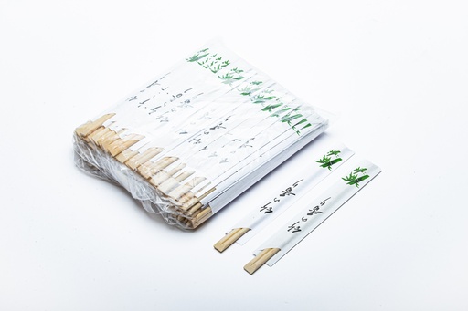 Bamboo Chopsticks with Bamboo Envelope Ctn