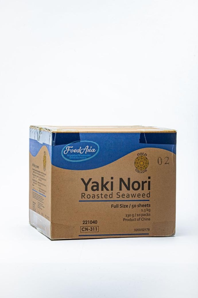 Yaki Nori Roasted Gold, Full 50 Pcs (Foodasia) *promo*