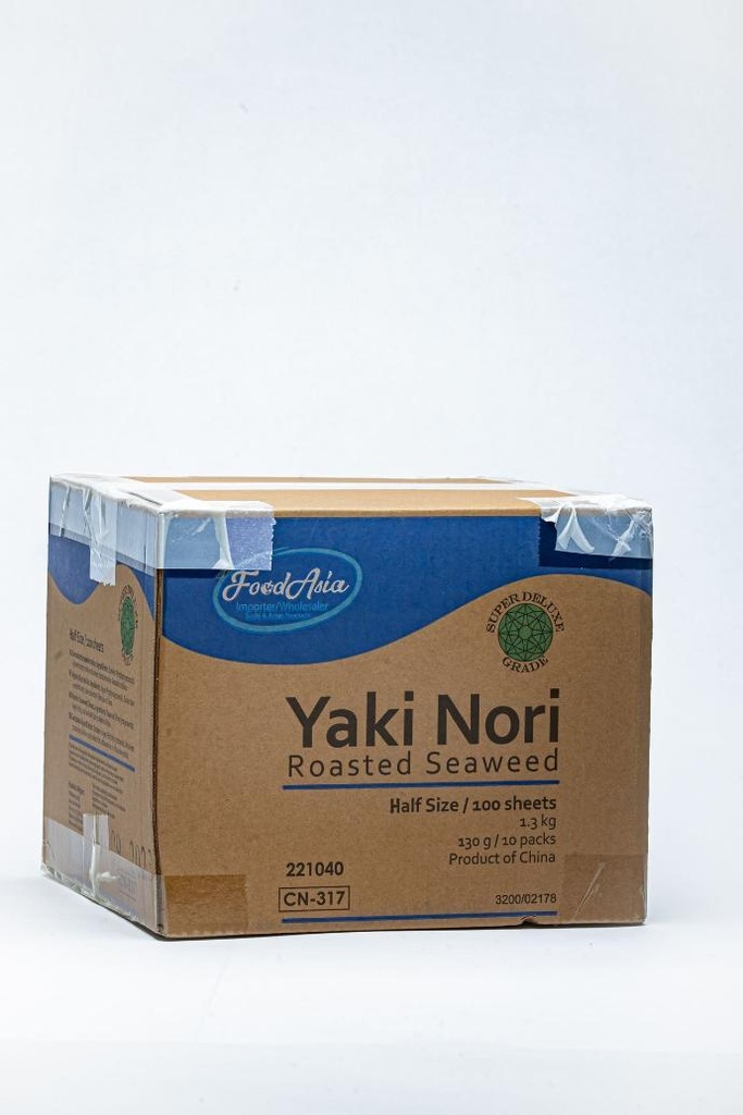 Yaki Nori Roasted Super Deluxe, Half 100Pcs(Foodasia)