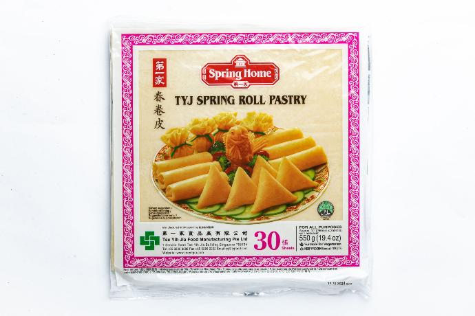 TYJ Spring Roll Pastry 250x250mm 30pcs (Spring Home) 550g