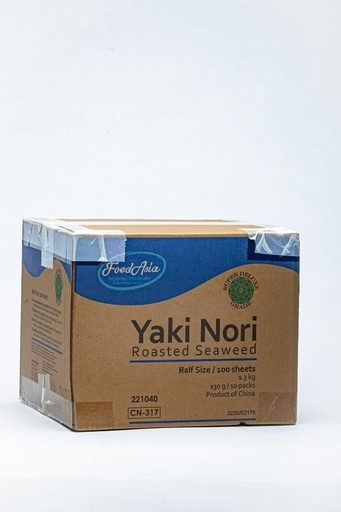 Yaki Nori Roasted Diamond, Half 100Pcs (Foodasia) *promo*