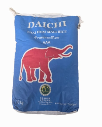 Thai Hom Mali AAA ( Wok Rice, Daichi) 10kg